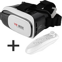 Окуляри віртуальної Реальності 3d vr Box2.0 відеоОкулярі Віртуального Шолом-рБокс для телефона смартфона з пультом