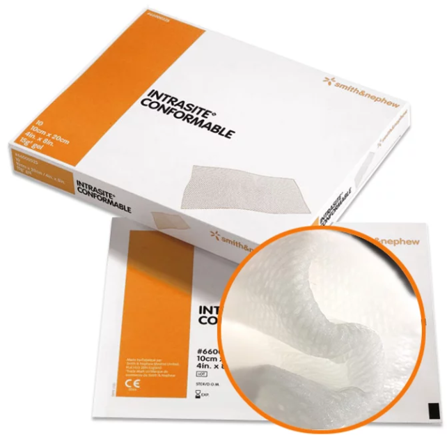 Intrasite Conformable 10x20см - Пов'язка модельована гідрогелева