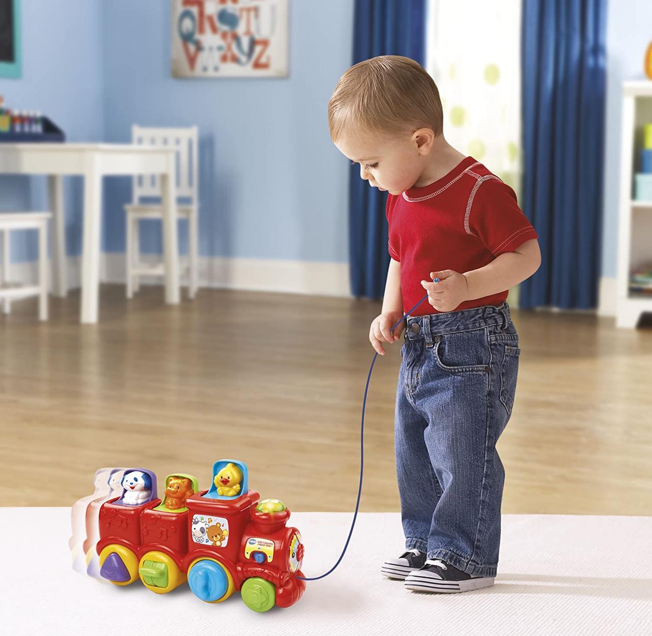 Vtech roll & cheap surprise animal train