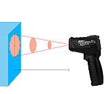 Пирометр Mestek IR02B (IR: -50 ... +800 °C) D:S: 12:1; EMS: 0.10-1.00 з термопарою К-типу (-10...500 °C), фото 2