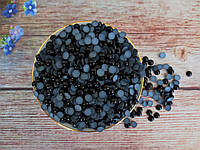 Полубусины перламутровые, 6 мм, цвет черный, 10 грамм (176-180 шт)