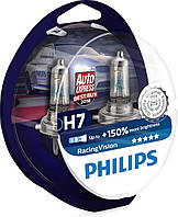 Автолампа Philips H7 12V 55W 12972RVS2 RacingVision +150%