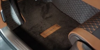 MANSORY leather floor mats for Bentley Flying Spur 3