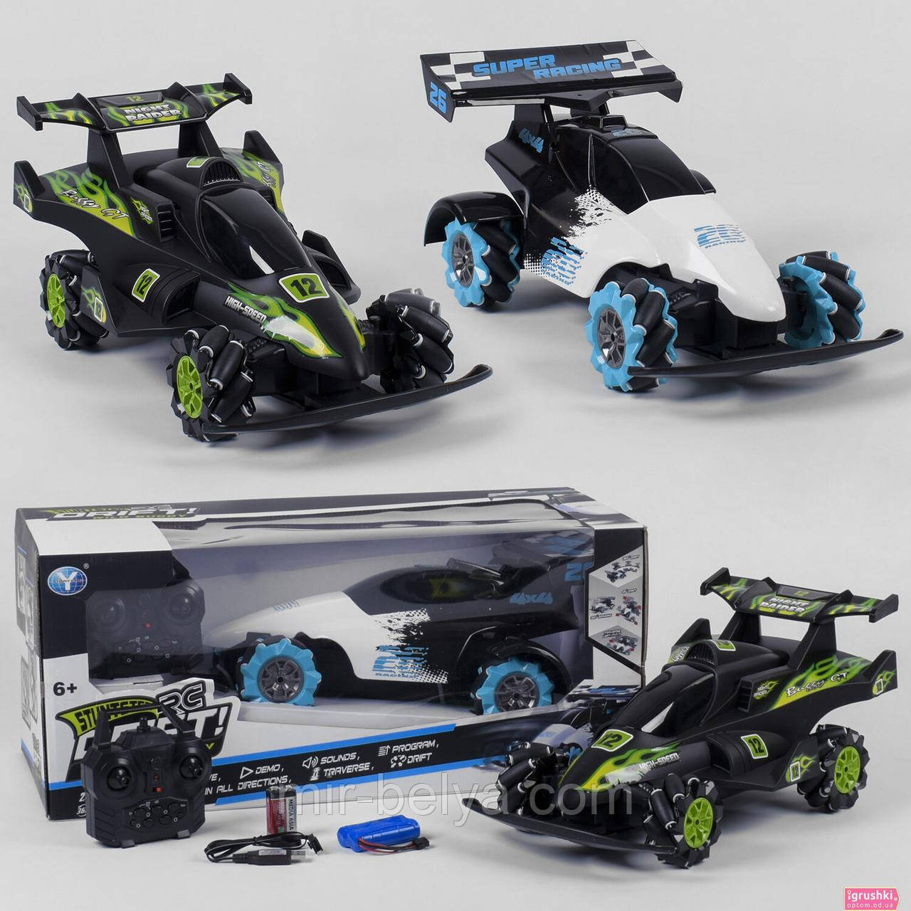 Машина на радіокеруванні YDF 9000 R (6) 2 кольори, звук, акумулятора 7.4 V, батареї 9V , в коробці, фото 1