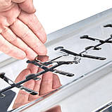 Мангал валіза з нержавіючої сталі на 8 шампурів 2 мм розбірний ., фото 3