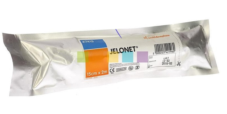 Jelonet 15см x 2м - Тканна марлева пов'язка (Рулон)