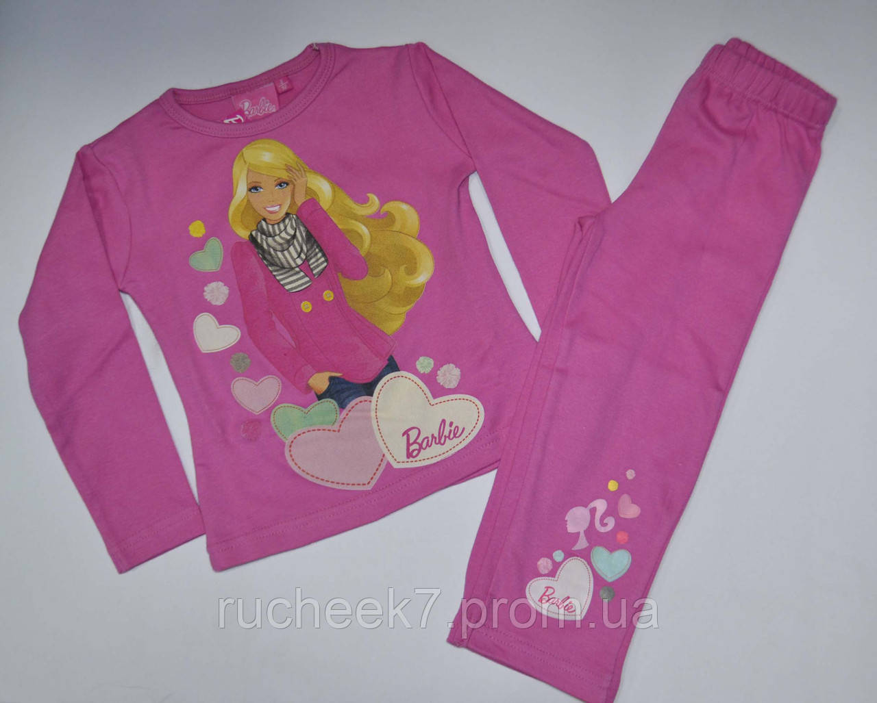Піжама на дівчинку ріст 86-92. Піжама Disney, Barbie Барбі