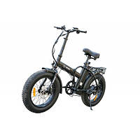 Электровелосипед 350/48 складной Vega Фет байк (Fatbike) Al 48V/10Ah Li-io SHIMANO багажник,