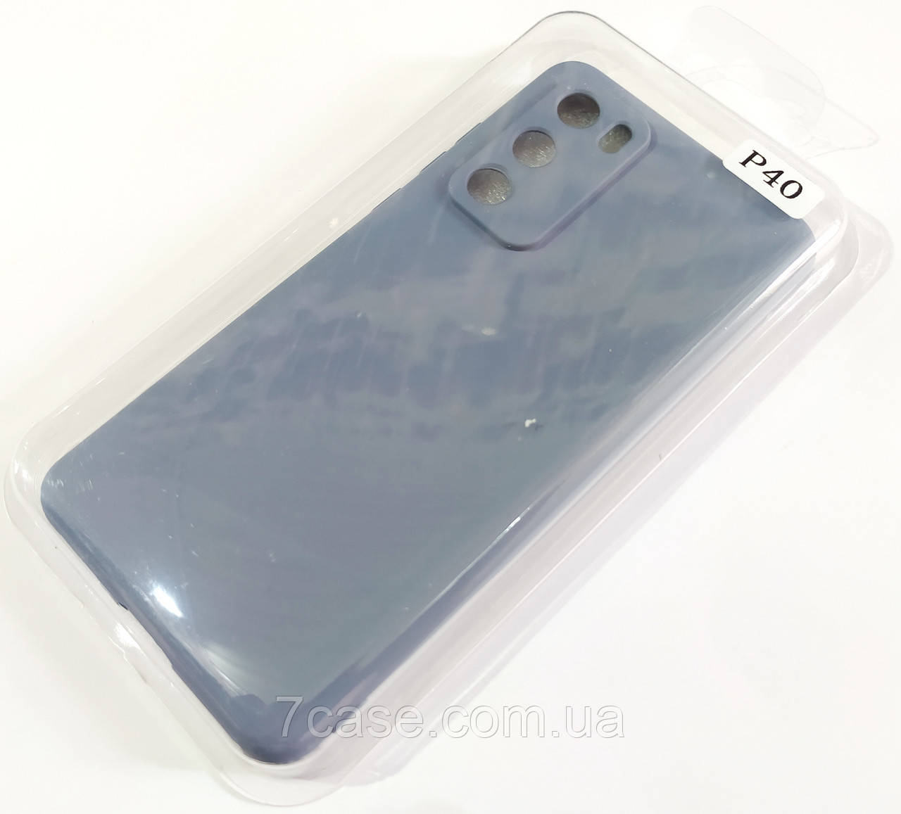 Чохол для Huawei P40 матовий Silicone Case Full Cover Macarons Color