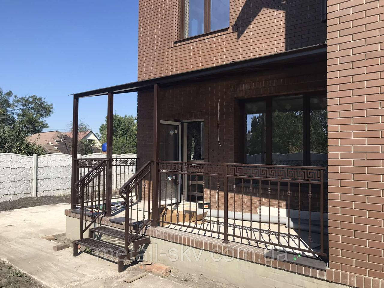 Навіс металевий профнастил, фото 1