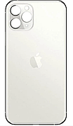 Задня кришка для iPhone 11 Pro Max, біла оригінал, в комплекті скло камери
