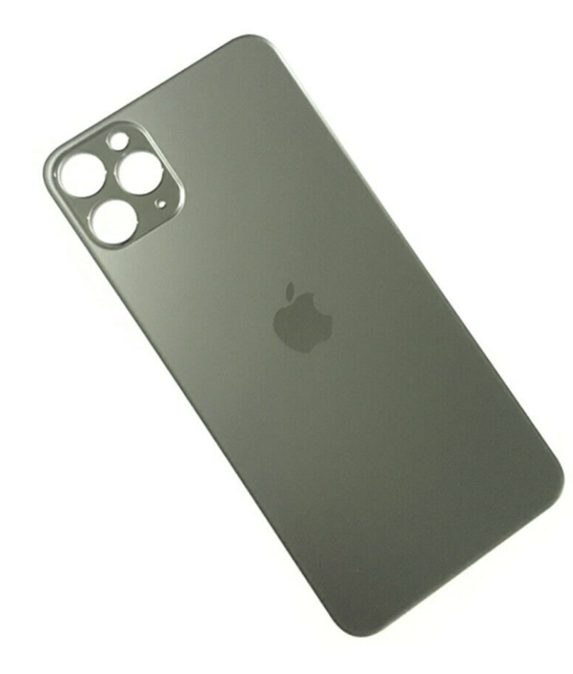 Задня кришка для iPhone 11 Pro Max, зелена оригінал, в комплекті скло камери