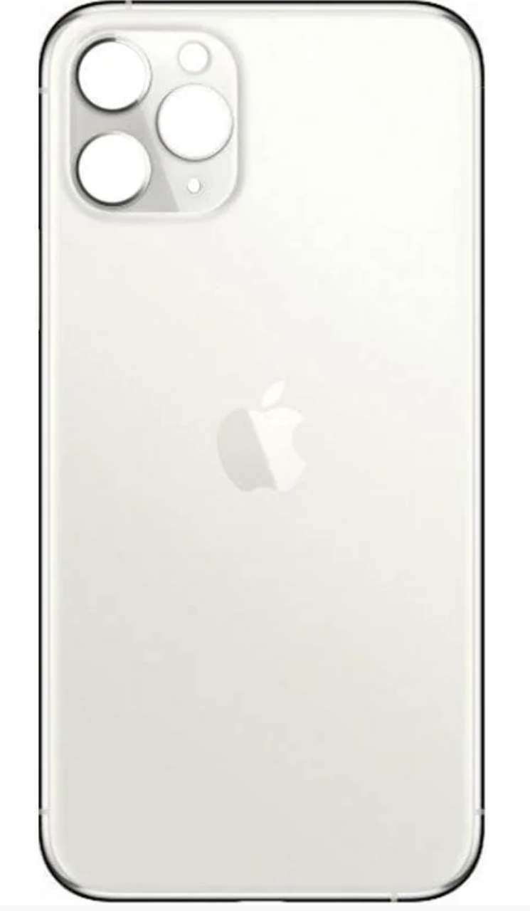 Задня кришка для iPhone 11 Pro Max, біла оригінал, в комплекті скло камери