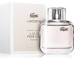 LACOSTE L. 12.12 POUR ELLE Elegant EDT 90 ml туалетна вода жіноча (оригінал оригінал Великобританія)