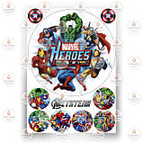 Друк їстівного фото — Вафельний папір — Марвел No8, фото 7