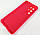 Чохол для Oppo Reno 3 матовий Silicone Case Full Cover Macarons Color Червоний, фото 3