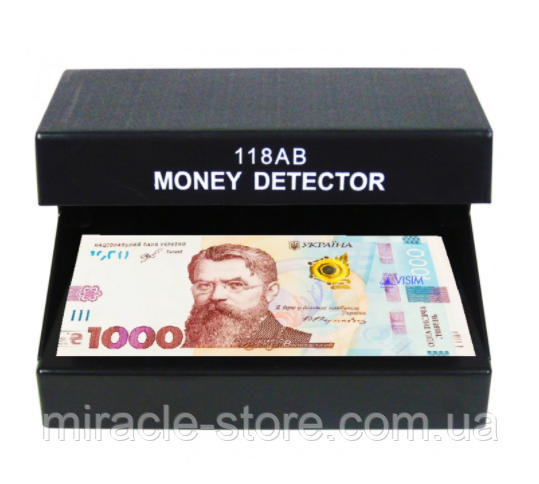 Детектор валют ультрафиолетовый Money Detector AD-118AB аппарат для ...