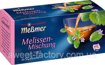 Чай Messmer Melissen-Mischung Меліса 25s 50 g