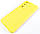 Чохол для Xiaomi Redmi Note 8T матовий Silicone Case Full Cover Macarons Color Жовтий, фото 4