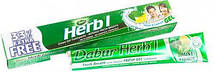 Зубна паста Dabur Herb'l "Свіжий гель. М'ята і лимон" (60г + 20г)