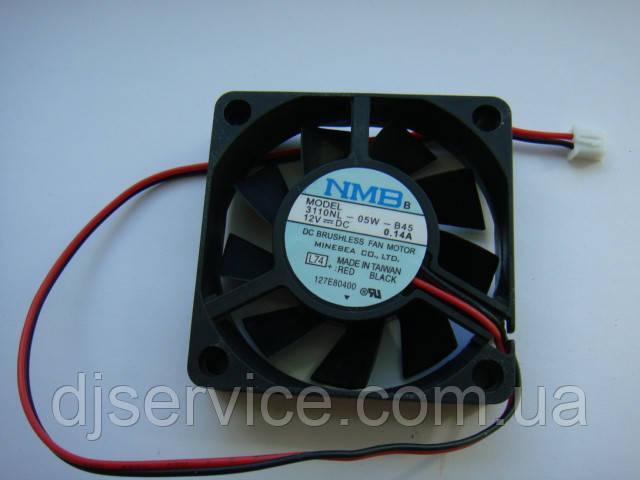 Вентилятор NMB 3110NL-05W-B45 60x60x15mm 12v 1.68 w для голів, підсилювачів