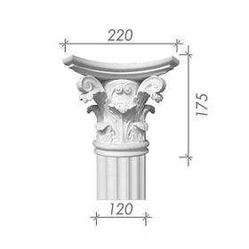 Капітель з гіпсу, гіпсова капітель кп-1 (1/2)