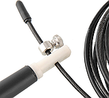 Скакалка швидкісна Power System PS-4033 Crossfit Jump Rope Black (2,8m.), фото 4