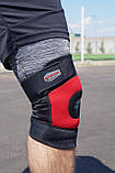 Наколінник Power System PS-6012 Neo Knee Support Black/Red (1шт.) L, фото 4