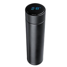 Термос з індикатором температури RIAS 500мл Black (4_00365)