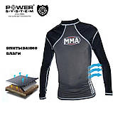 Рашгард Power System 010 Combat XL Grey/Black, фото 7