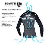 Рашгард Power System 010 Combat XL Grey/Black, фото 8