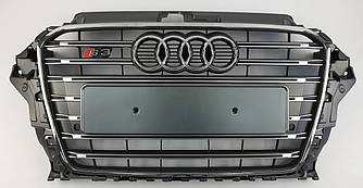 Решітка радіатора Audi A3 8V (12-16) у стилі S3 (сіра)