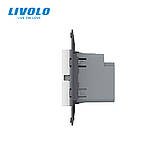Розумний механізм сенсорний ZigBee вимикач для ролет Sense Livolo білий (VL-FC2WZ-2WP), фото 4