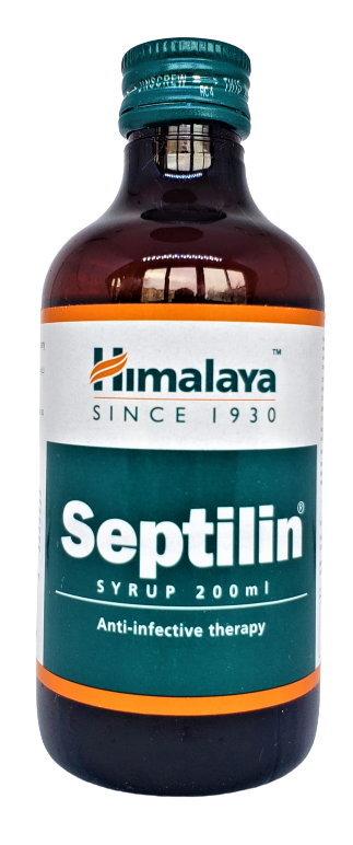 Септилин сироп 200 мл - природний антибіотик широкого спектра дії, інфекції дихальних шляхів, Septilin, фото 1