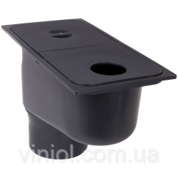 Дощеприймач із нижнім підключенням. Розміри 300*160*210 мм