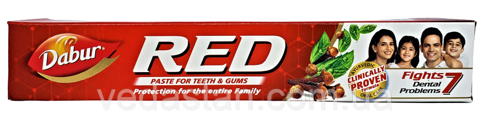 Зубна паста Ред Red (110gm) — аюрведична класика по догляду за порожниною рота, фото 1