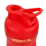 Шейкер спортивний (пляшка) BlenderBottle SportMixer Flip 20oz/590ml Coral, фото 6