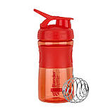 Шейкер спортивний (пляшка) BlenderBottle SportMixer Flip 20oz/590ml Coral, фото 10