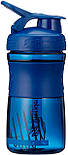 Шейкер спортивний (пляшка) BlenderBottle SportMixer Flip 20oz/590ml Navy, фото 3