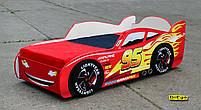 Дитяче ліжко машина спорткар Блискавка Маквін, забарвлення на ваш вибір (150*70 см), фото 7
