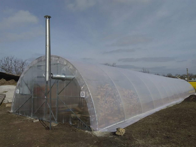 Торець для теплиці Урожай-6 м під полікарбонат 10 мм, фото 1