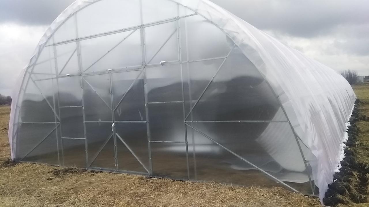 Торець для теплиці ФЕРМЕР — 8 м під полікарбонат 6 мм, фото 1