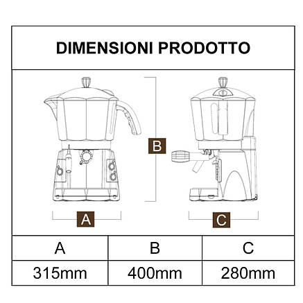Рожковая кофеварка BIALETTI MOKONA б/у в хорошем состоянии, фото 2