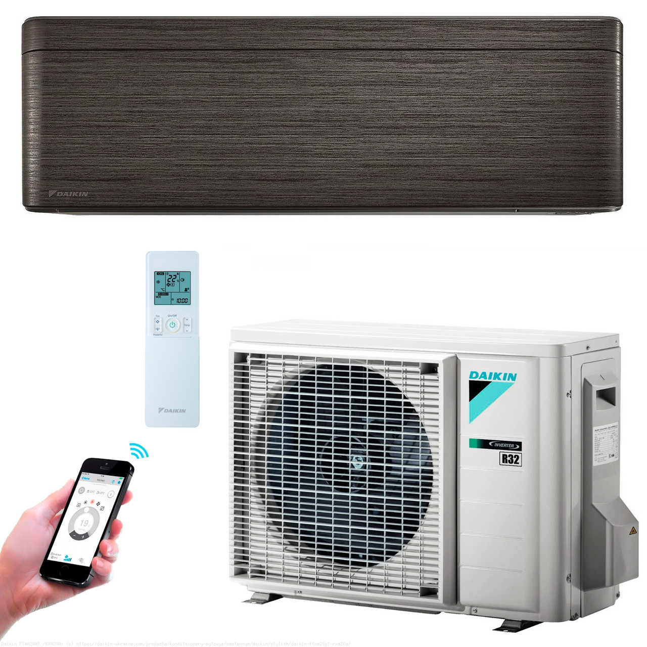 FTXA42BT /RXA42B Wi-Fi серія Stylish кондиціонер Daikin