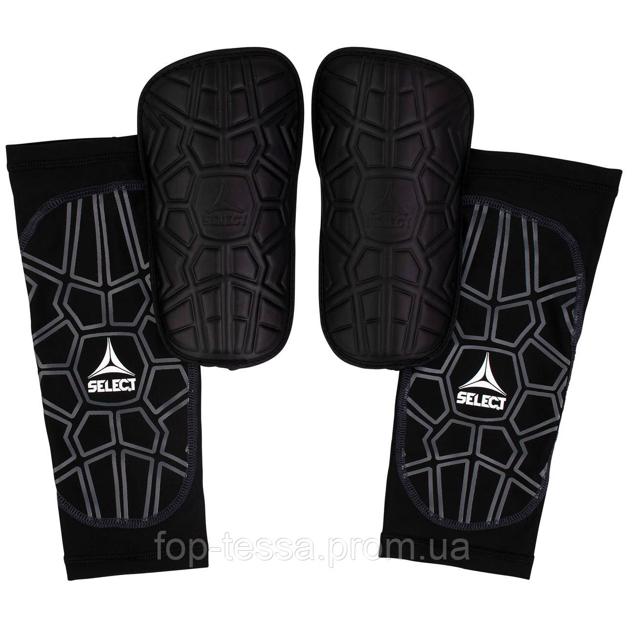 Щитки футбольні SELECT SHIN GUARD SUPER SAFE, (010), чорний p.XS