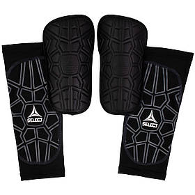 Щитки футбольні SELECT SHIN GUARD SUPER SAFE, (010), чорний p.M