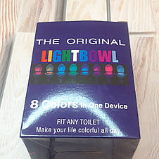 Підсвічування для унітазу Led toilet Light з восьми кольорів з датчиком руху (Фото з товару), фото 2