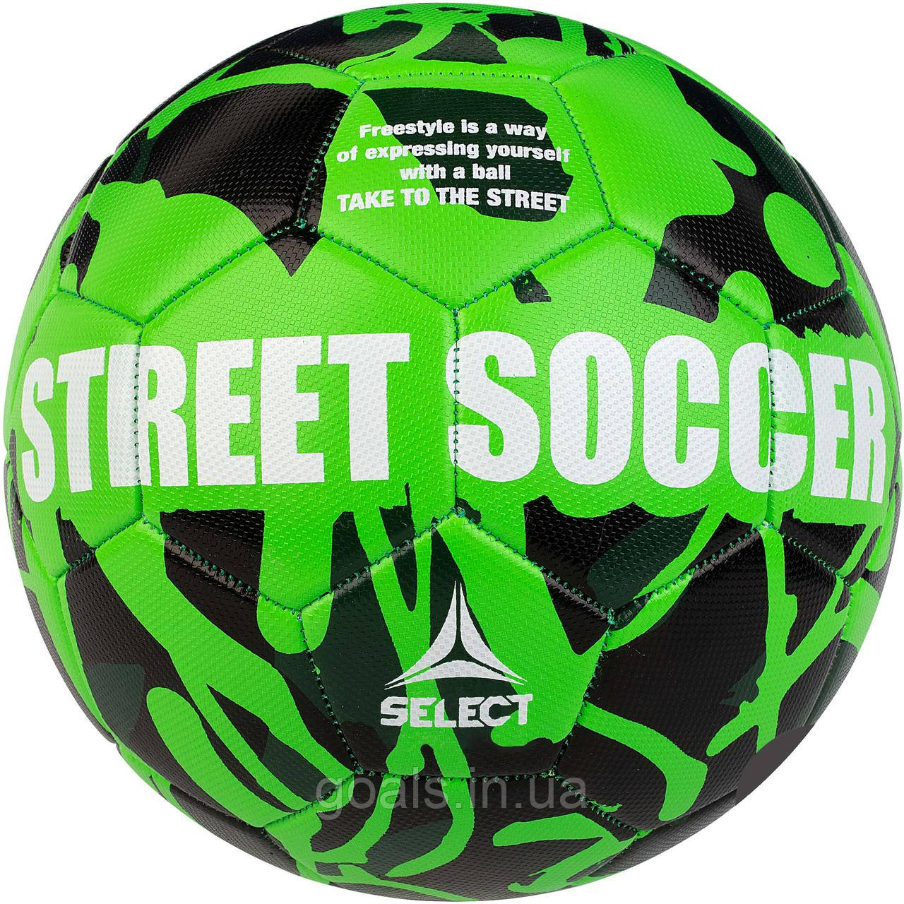 М'яч футбольний SELECT Street Soccer (103) зелений, розмір 4,5