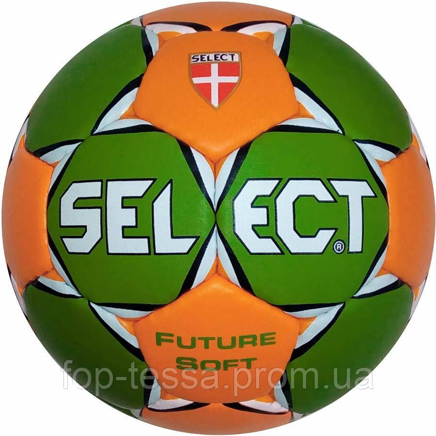 М'яч гандбольний SELECT FUTURE SOFT MICRO (зел/оранж) р. 00