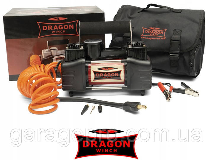 Портативний компресор Dragon Winch DWK-S з ліхтарем (60 л/хв)